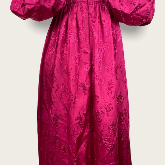 Vintage 80’s House of Nu-Mode Puff Jacquard Gown - Picture 5 of 16